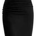 PRETTYGARDEN Skirt Sets Women 2 Piece Outfits Summer Outfits 2026 Going Out Crop Tops Long Maxi Skirts Beach Vacation Clothes (Black, S)