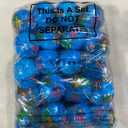 Vinsot 60 Pack Globe Squeeze Balls Bulk 2.5 Inch Mini Globe Stress Balls Earth Bouncy World Earth Relief Stress Toys for Finger Exercise School Classroom Office Party Favors(Classic,Blue)