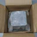 4x4 Post Base 2Pcs-Inner Size 3.6x3.6-Heavy Duty Metal Post Brackets-Deck Post Anchors-Solid Steel-Powder Coated-Wood Post Holder for Porch Handrail Railing Pergola Fence Pavilion-Support Deck Base