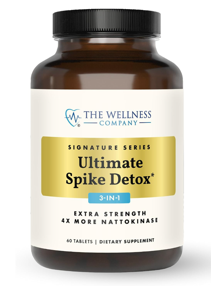 The Wellness Company Ultimate Detox 3-in-1 Nattokinase Bromelain Curcumin