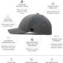 melin A-Game Hydro, Performance Snapback Hats, Water-Resistant Baseball Caps for Men & Women, Golf, Running, or Workout Hat