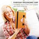 2 x Universal Case for 9inch 10inch Tablet, Stand Folio, Protective Cover, with Adjustable Fixing Silicon Band and Stand, Marble Pink