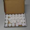 Homemory 24-Pack Flameless LED Tea Lights Candles Battery Operated, 200+Hour Fake Electric Candles TeaLights for Votive, Aniversary, Wedding Centerpiece Table Decor, Funeral, Halloween, Christmas (Bright Amber Glow  White Body)