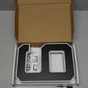 ISUNMEA 9 Inch Solar Lighted House Numbers for Outside, Light Up Waterproof LED Address Numbers Signs for Houses, Large Personalized Illuminated Exterior Modern House Numbers Light (6-Black, 9IN)