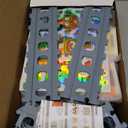 Toddler Train Track Toys,Electric Farm Animal Train Set, Realistic Steam Lights Sound, Interactive Boy Gift Toy, Animal Finger Play, Barn Number Game，Educational Gifts for Smart Kids 1 2 3 Years Old