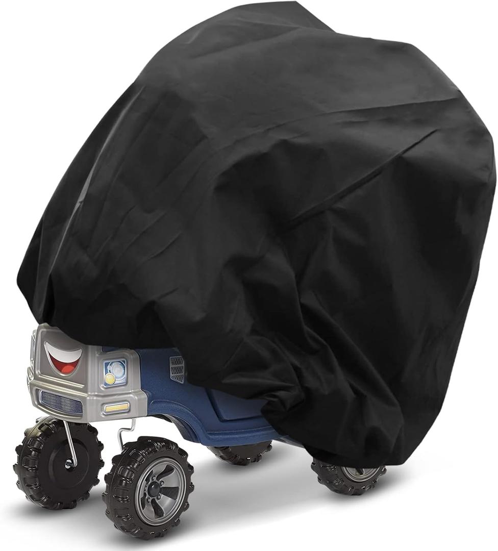 Tonhui Waterproof Cover for Cozy Coupe Truck Ride-On Car, Toddler Car Push and Buggy Cover Outdoor Sun, Dust, Snow Protection (Only Use for Cozy Coupe)