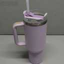 STANLEY Quencher H2.0 Tumbler with Handle and Straw 40 oz | Flowstate 3-Position Lid | Cup Holder Compatible for Travel | Insulated Stainless Steel Cup | BPA-Free | Periwinkle Shimmer