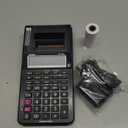 Casio HR-10RC Mini Desktop Printing Calculator | Portable | 12-Digit Display | One-Color Printer | Tax & Currency | Ideal for Taxes, Bookkeeping & Accounting Tasks, Black