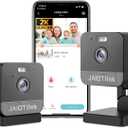 2K 2.4G/5G Dual-Band Security Camera Indoor, Plug-in Cameras for Home Security, Baby/Pet WiFi Camera with Phone App, Smart Night Vision, Motion Detection, 2-Way Talk, 2-Pack (2K-2Pack, Black)