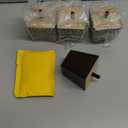 AORYVIC Wood Furniture Legs 3 inch Sofa Legs Pack of 4 Square Couch Legs Brown Mid-Century Modern Replacement Legs for Armchair Recliner Coffee Table Dresser