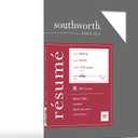 Southworth R14CF 100% Cotton Resume Paper White 24 lbs. Wove 8-1/2 x 11, 100/Box