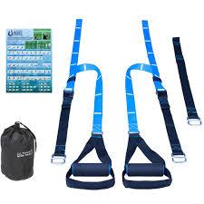 Ultimate Body Press Suspension Trainer Straps Home Gym Bodyweight with Bag Guide