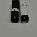 Gravity Electric Salt & Pepper Grinder Set - USB Rechargeable Salt & Pepper Grinders - Auto Seasoning Mills with Adjustable Coarseness & Light - Easy One Handed Use - Urban Noon (Black & White Matte)