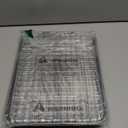 CEKEE 4 PCs Small Baking Sheet With Wire Rack Set [2 Pans + 2 Cooling Racks], 10 Inch Stainless Steel Tray - Rust & Warp Resistant, Easy Clean