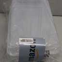 Citylife 3 PCS Plastic Storage Bins with Latching Lids Portable Project Case Clear File Box Stackable Storage Containers for Organizing A4 Paper, Photo, Document, Scrapbook (5QT)