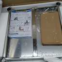 Shimeyao 20" x 20" x 31" Rice Warmer Stand Stainless Steel with 4 Caster
