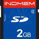 INDMEM SD Card 2GB Class 4 Flash Memory Card 2G SLC Stanard Secure Digital Cards (1PC)