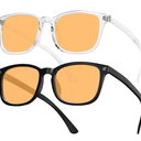 livho High Tech Blue Light Glasses - Advanced 99% Blue Light Blocking Computer Glasses - Anti Eyestrain & UV Glare Protection