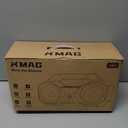 KMAG Bluetooth Speaker Wireless, 80W Loud Speaker with Deeper Bass, IPX7 Waterproof, 20H Playtime, Cool Lights, TWS, Portable Speaker for Home, Outdoor, Workshop, Party, Gift for All(Gray)