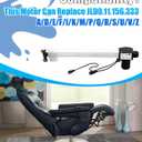 R8123 R812301156333 Recliner Linear Actuator Model | for RMT Power Recliner Lift Chairs Sofa Motor ReplacementWith Mounting Screws