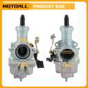 MOTOALL PZ27 Carburetor 150cc 200cc 250cc ATV Go Kart Dirt Bike w/Air Filter for Predator Coleman CT200U KT196 for TaoTao Coolster CG XR100 for Baja Mini Bike Go Kart Parts