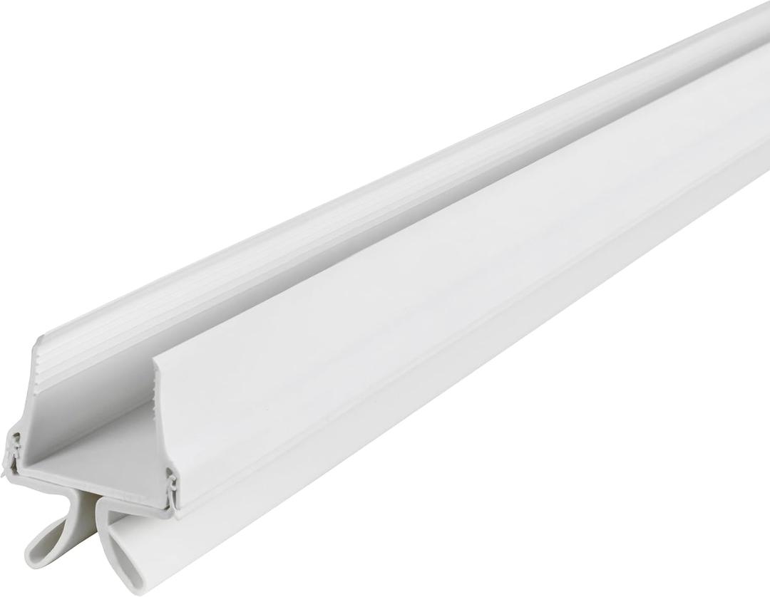 Dual Rubber Seals, Blocks Light, Reduces Sound, Coated Rubber Reduces Drag, No Hardware Install, Cut-To-Length