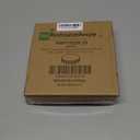 Restaurantware Plastic Plates 20 Pcs 7.25" Gold Rimmed Disposable Plates Heavy-Duty Black Translucent Rippled Plastic Dinner Servers for Party, Weddings, Salads, Desserts, and Appetizers