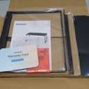 Nxconsu Cabinet Shelf Expandable Organizer Riser Rack for Kitchen Pantry Cupboard Under Sink Countertop Home Organization Extra Storage Space Saver Heavy Duty Metal Edgeless Design Black Large (10D * 14.56-24.6W * 8.46H)