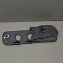 Bathroom Sink Splash Guard 3-Round-Hole : AHA HOMEWARE, Faucet Mat for Bathroom Sink 3 Holes (Gray & Gray)