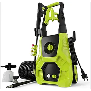 Pressure Washer, 1010PSI Max 2.0GPM Electric Power Washer with Foam Cannon 35FT Power Cord 4 Nozzles, Pressure Washer for Cars, Patios, Fences, Decks and Driveway