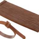 100 Pcs Christmas Garland Ties 12 Inch Brown Adjustable Holiday Garland Ties Reusable Nylon Garden Plant Cable Strap for Wreath Making Xmas Tree Banister Stairway Door Decoration