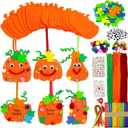 Pseutio 30 Set Fall Crafts for Kids DIY Pumpkin for Crafts Decorations Halloween Craft for Kids Halloween Thanksgiving Art Craft Decorations