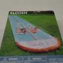 Sloosh 32.5ft Water Slide with 2 Inflatable Boards,Double Lane Lawn Water Slip Sprinkler Long Slides with for Kids Adults Backyard Summer Outdoor Toy