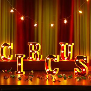 Circus Light up Letters Sign Party Decorations Battery Powered Marquee Lighted Sign Alphabet LED Letter Lights for Night Party Tabletop Decor Supplies Circus Light up Letters Sign Party Decorations Battery Powered Marquee Lighted Sign Alphabet LED Letter Lights for Night Party Tabletop Decor Supplies