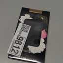 LUHOURI for iPhone 17 Case,Wireless Charging Compatible,Dual-Layer - Soft Silicone Inner + Hard Outer Shell,Cute Wildflower Design,Protective Phone Cover for Women - Blue Leaves Flower