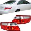 labwork LH RH Tail Lights Replacement for Toyota Camry 2007 2008 2009 Rear Outer Tail Lights Lamps Assembly Left and Right Side 8155006240 8155133340