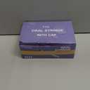 50 Pcs 1ml Syringes with Caps Oral Dispenser Individually Sterile Warpped for Medicine Dropper, Colostrum Collect Feeding Pets, Liquid