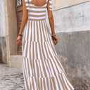 PRETTYGARDEN Women Dresses 2026 Summer Floral Sleeveless Maxi Dress Casual Spaghetti Strap Tiered Flowy Beach Long Dress (XXL)
