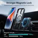 ESR for iPhone 14/iPhone 13 Case, Compatible with MagSafe, Shockproof Military-Grade Protection, Scratch-Resistant Back, Magnetic Phone Case for iPhone 14/iPhone 13, Classic Hybrid Case, Clear Black