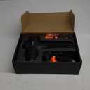 TOLOCO Massage Gun Deep Tissue, Percussion Massage Gun with 10 Replacement Heads, Super Quiet Portable Electric Massager for Athletes, Relax, Black