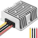 Kohree DC 36V/48V Step Down to 12V 20A 240W Converter Regulator Reducer Voltage Regulator Reducer for Golf Cart Waterproof Power Supply Transformer Volt Module