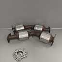 Compatible with INFINITI G37 3.7L Catalytic Converters 2008 2009 2010 2011 2012 2013 Both sides 12H5485 12H5484 52284 52285