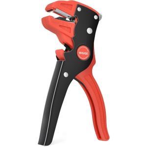 WGGE Automatic Wire Stripper and Cutter, 2 IN 1 Wire Stripper Tool, Adjustable 10-24 AWG Electrical Cable Wire Stripping Tool for Electronic and Automotive Repair, Eagle Nose Pliers (7-Inch) WGGE Automatic Wire Stripper and Cutter, 2 IN 1 Wire Stripper Tool, Adjustable 10-24 AWG Electrical Cable Wire Stripping Tool for Electronic and Automotive Repair, Eagle Nose Pliers (7-Inch)