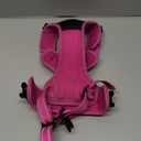 Voyager Dog Harness Dual Leash Attachment No-Pull Control Adjustable Soft but Strong Pet Harness for Medium and Large Dogs with 3M Reflective Technology, Fuchsia Nylon, L (Chest: 25-30")