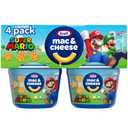 Kraft Mac & Cheese Microwavable Dinner with Super Mario Power-Up Pasta Shapes, 4 1.9 oz Cups (EXP 07/31/25)