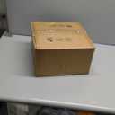 Farmhouse Lantern Chandelier 4-Light, Industrial Brushed White Oak Ceiling Light Fixture with Open Cage and Adjustable Hanging Height, E12 Base for Kitchen Island, Dining Room, Entryway, Foyer