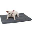 MADE 4 PETS Dog Crate Pad Bed for Medium Dogs, Washable & Reversible, Anti-Slip Kennel Mat for Cozy Sleeping, Soft Fluffy Dog Bed for Indoor & Outdoor Use, 29"x21", Dark Gray