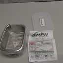 Rectangle Stainless Steel Mesh Sink Basket,S 7.67x4.92x2.95in Rectangle Mesh Oil Basket French Fries Holder Fried Food Table Serving Drainer Sink for Vegetable Fruit Colander Strainer Kitchen Tools