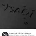 YSAGi Non-Slip Leather Desk Pad XL Size, Waterproof Laptop Computer Desk Keyboard Mat, Table Protector Blotter Mat, Large Mouse Pad for Office/Work/Home/Decor(Black, 47.2" x 23.6")-No Band