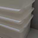 Amazon.com: IRIS USA File Box, Plastic File Organizer with Lids for Letter/Legal File, Portable Document Box For Moving, Storage Bin with Durable and Secure Lid, Stackable Nestable BPA-Free, Pearl 35 Qt. 4 Pack : Office Products